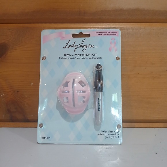 lady hagan Other - NEW Lady Hagen Pink Ribbon Breast Cancer Foundation Ball Marker Kit ZA3‎